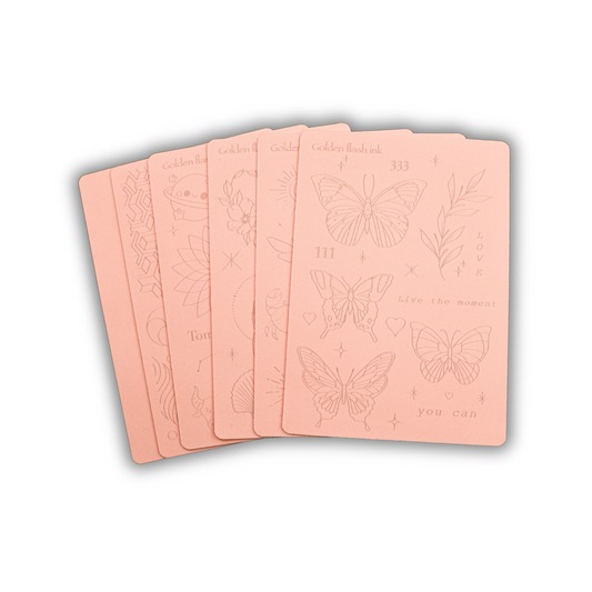 6 Pack Pre-Printed Practice Skin